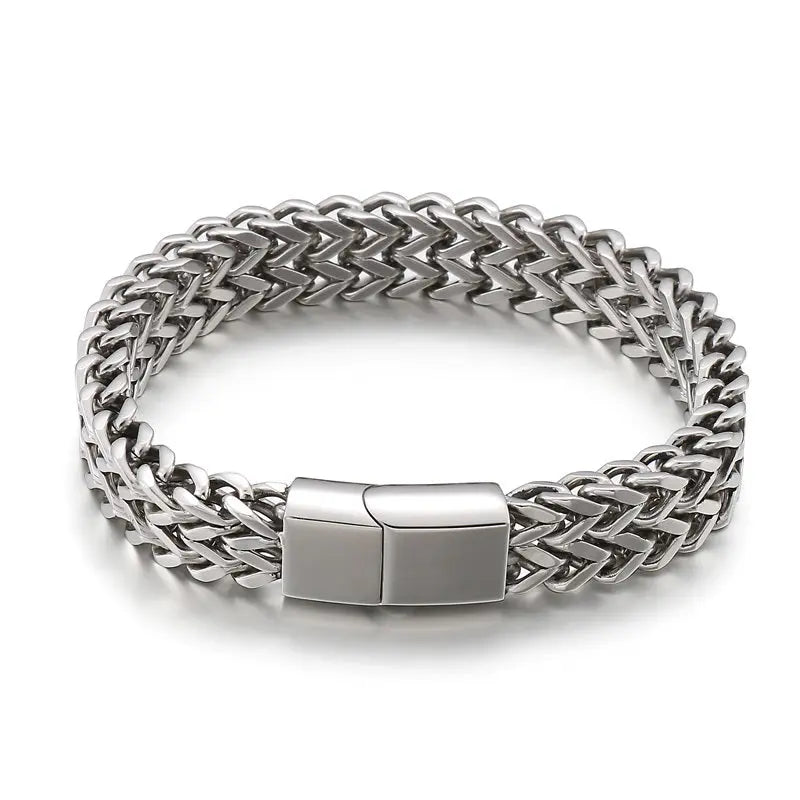 Mesh Chain Stainless Steel Bracelet VRAFI