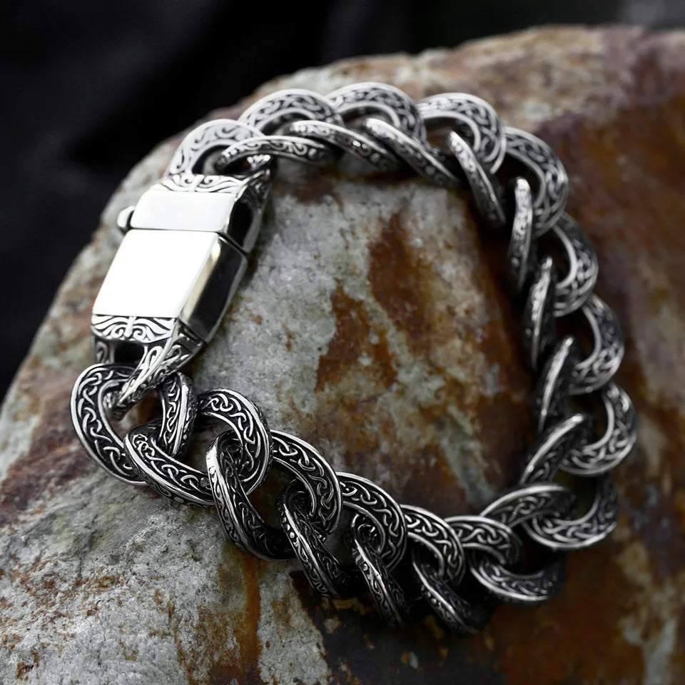 Mjolnir-Kettenarmband aus Edelstahl