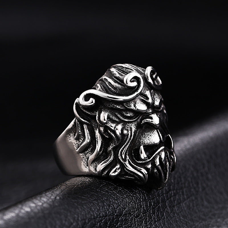 Monkey King Sun Wukong Titanium Steel Ring