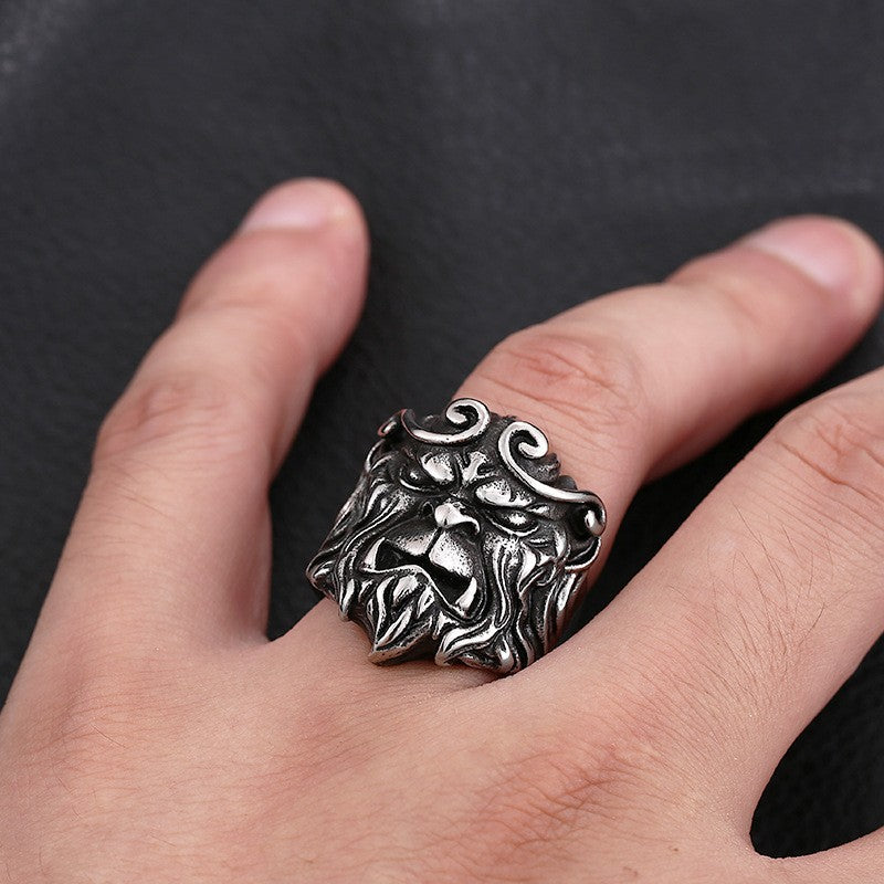 Monkey King Sun Wukong Titanium Steel Ring