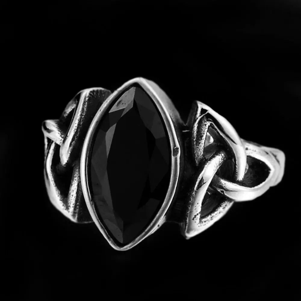 Navette Style Celtic Knot Ring VRAFI