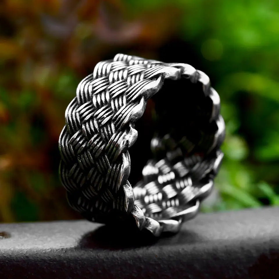 Nordic Viking Knot Stainless Steel Ring VRAFI