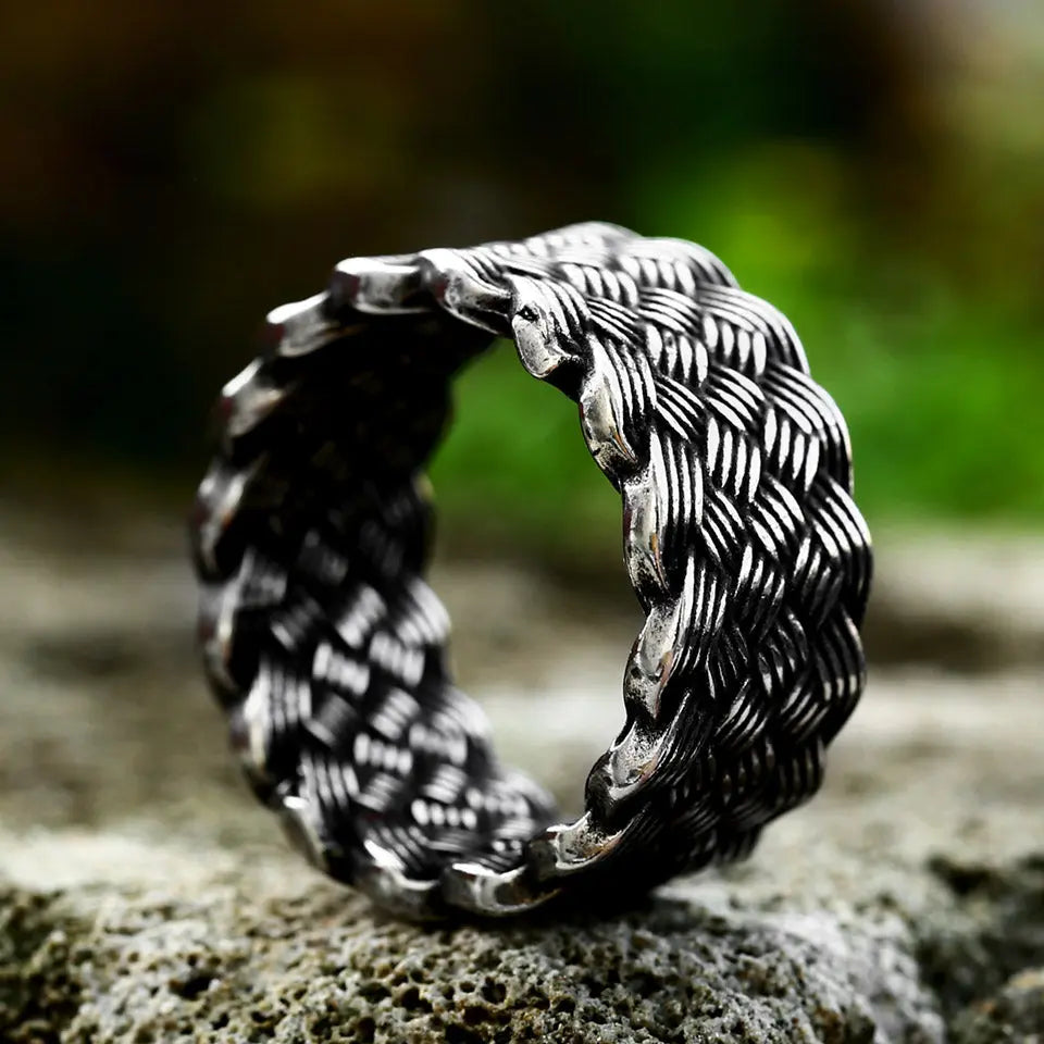 Nordic Viking Knot Stainless Steel Ring VRAFI