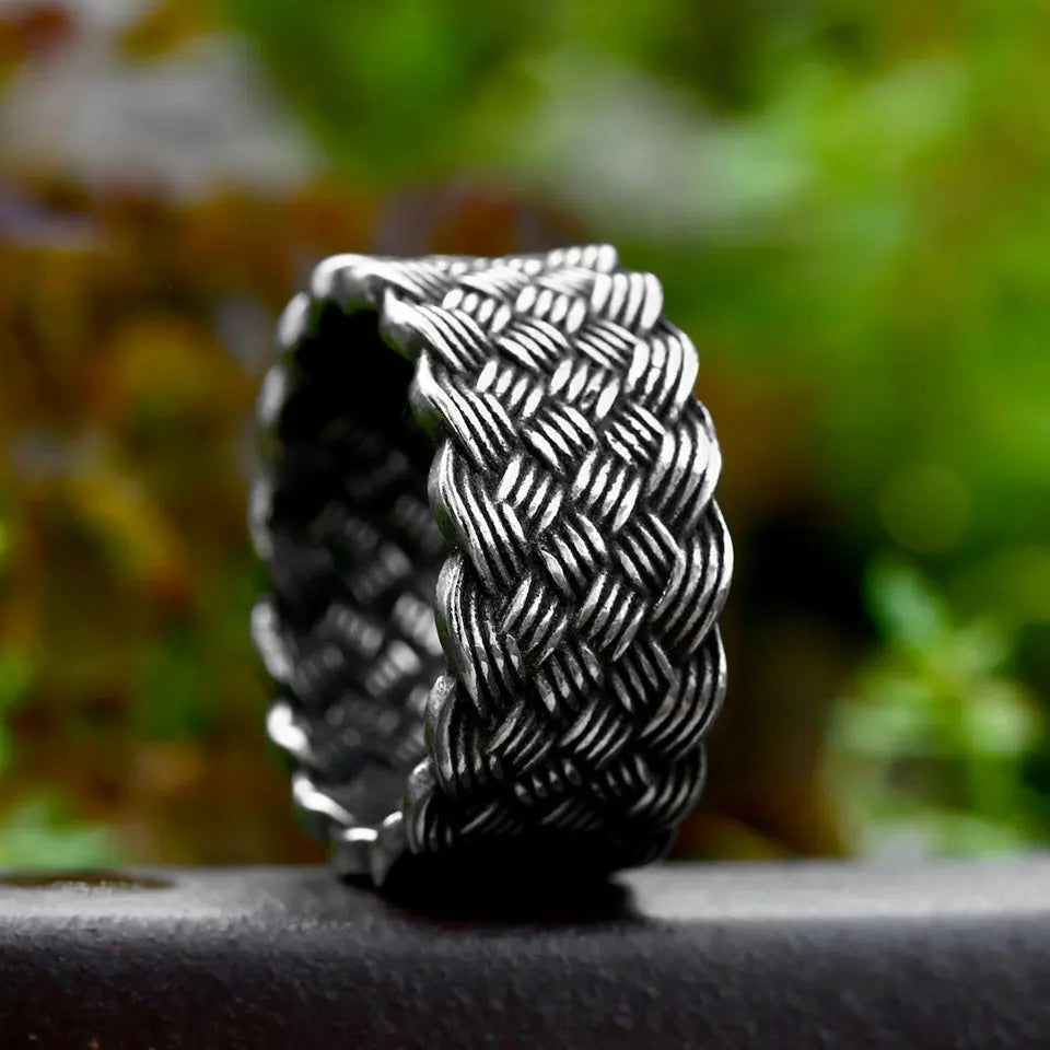 Nordic Viking Knot Stainless Steel Ring VRAFI