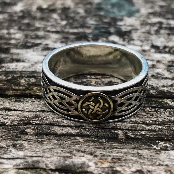 Norse Mythology Celtic Amulet Silver Ring - Vrafi Jewelry