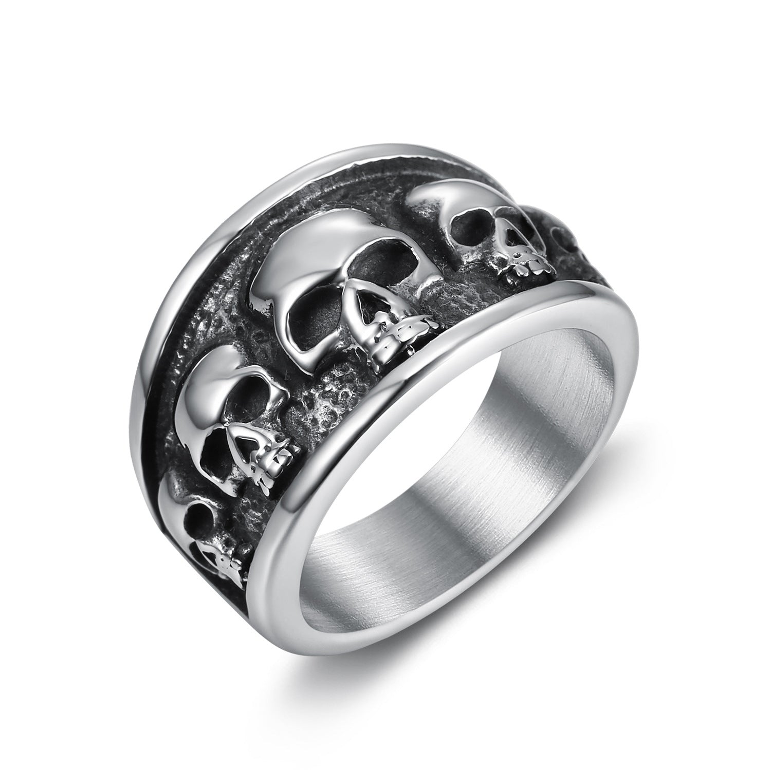 Texture Fiore Con Anello In Acciaio Inox Smaltato