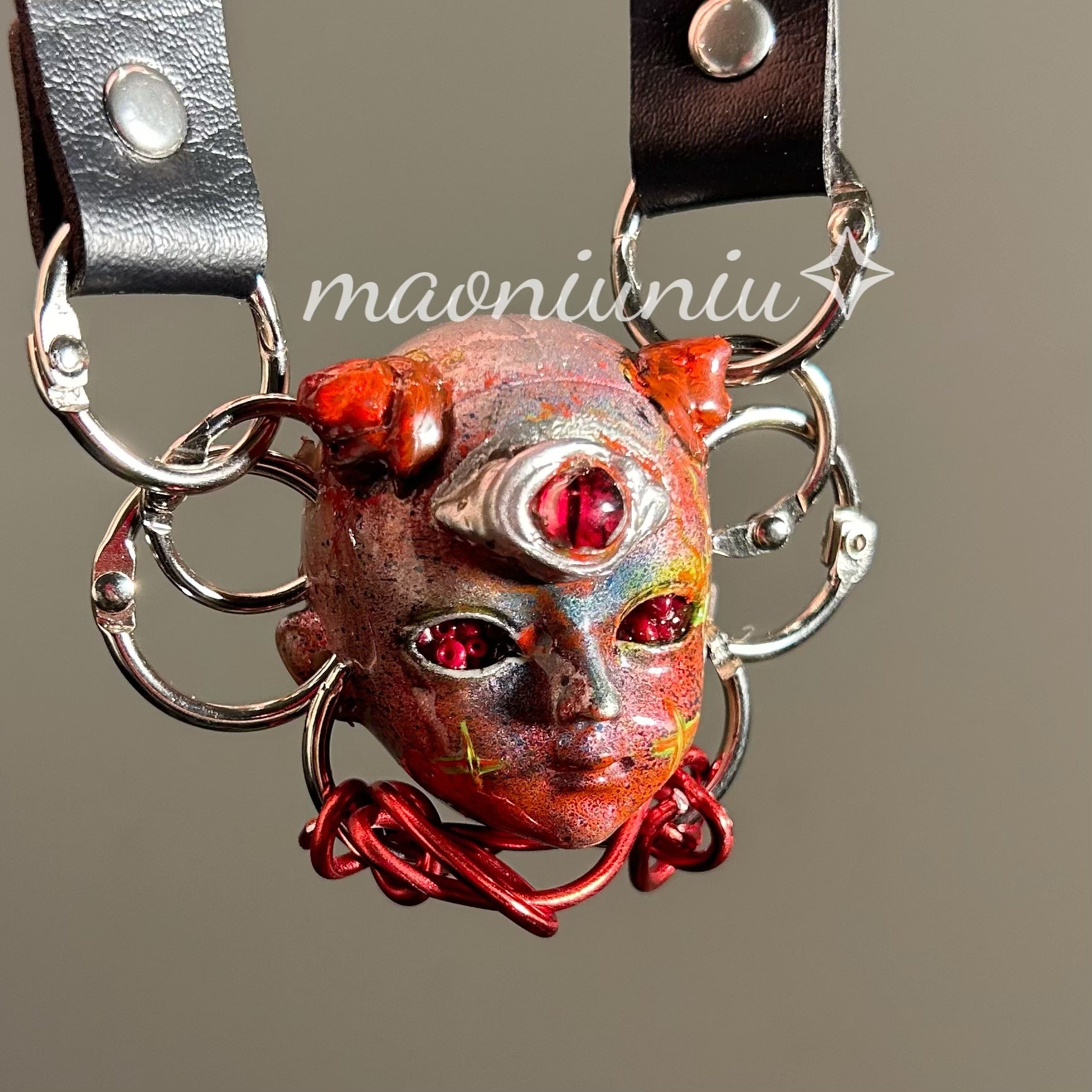 Devil's Eye Rivets choker