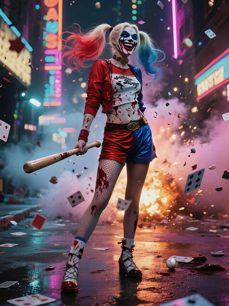 Harleen Quinzel cosplay costume