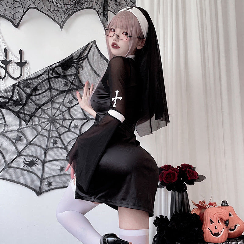 Vampire nun costume