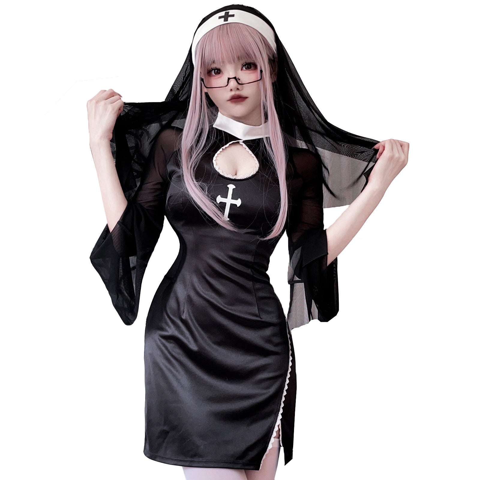 Vampire nun costume