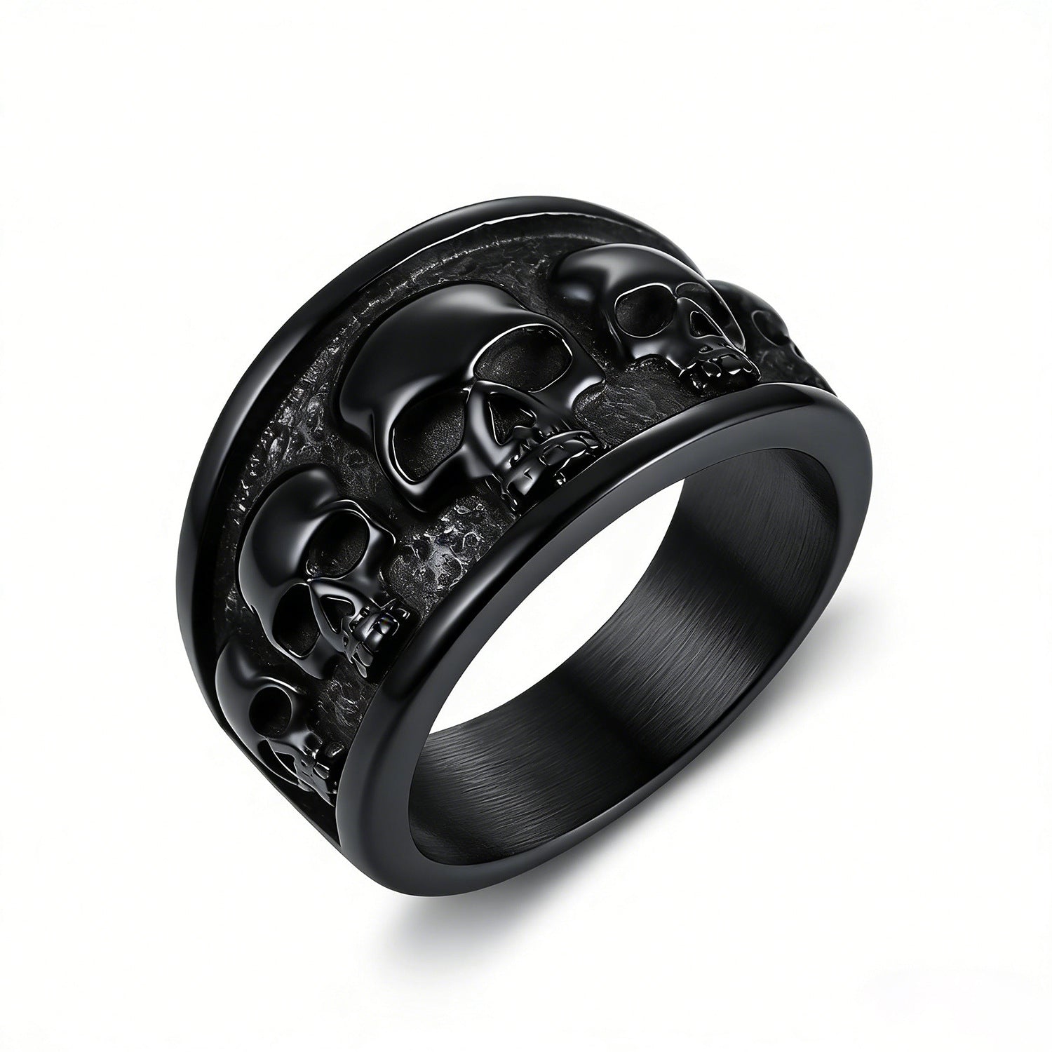 Texture Fiore Con Anello In Acciaio Inox Smaltato