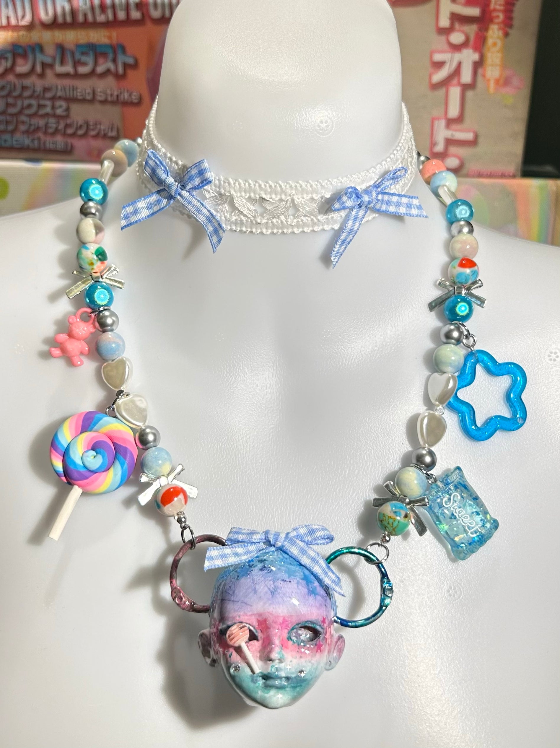 Loita Dreamy and Sweet Baby Head Necklace