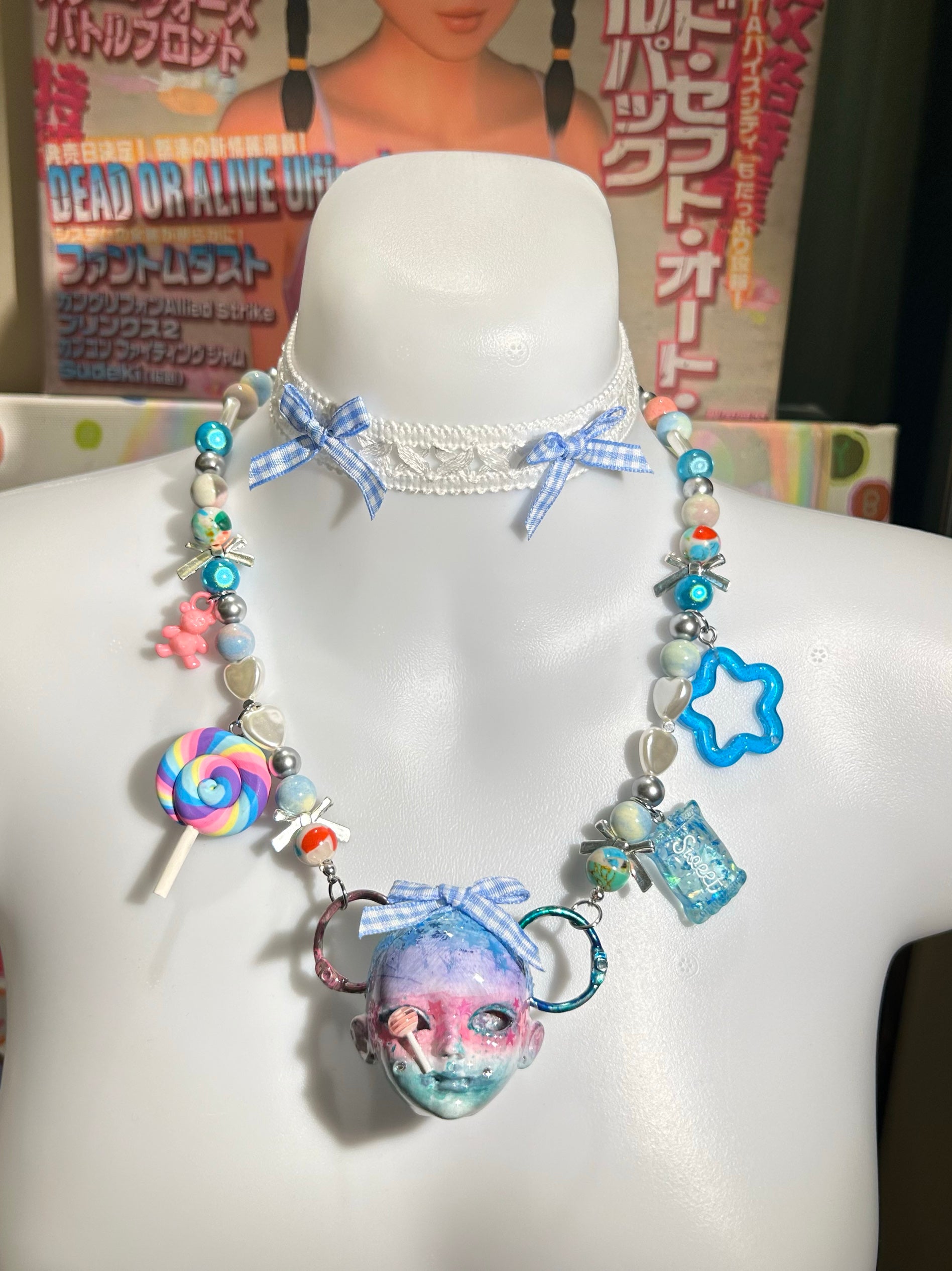 Loita Dreamy and Sweet Baby Head Necklace