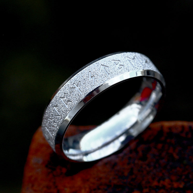 Stainless Steel Galvanized Viking Letter Rings