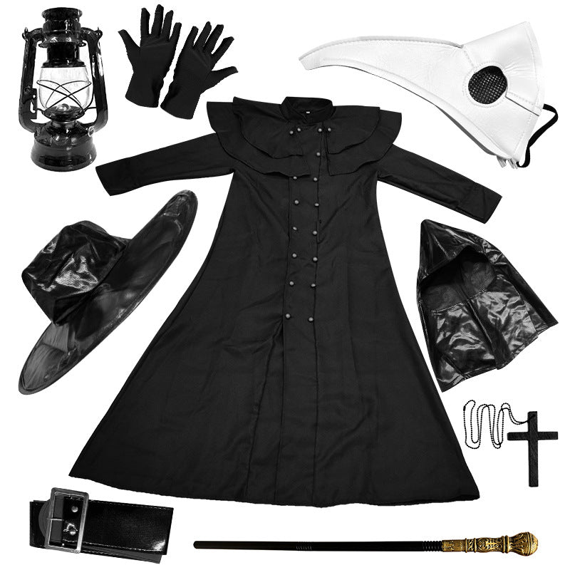 Crow long-beaked bird costume