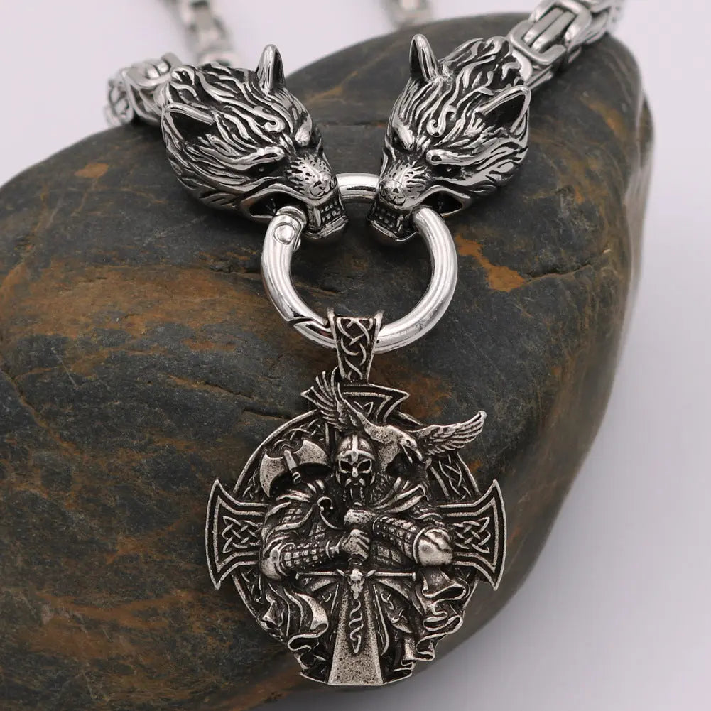 Odin Stainless Steel Necklace - Vrafi Jewelry