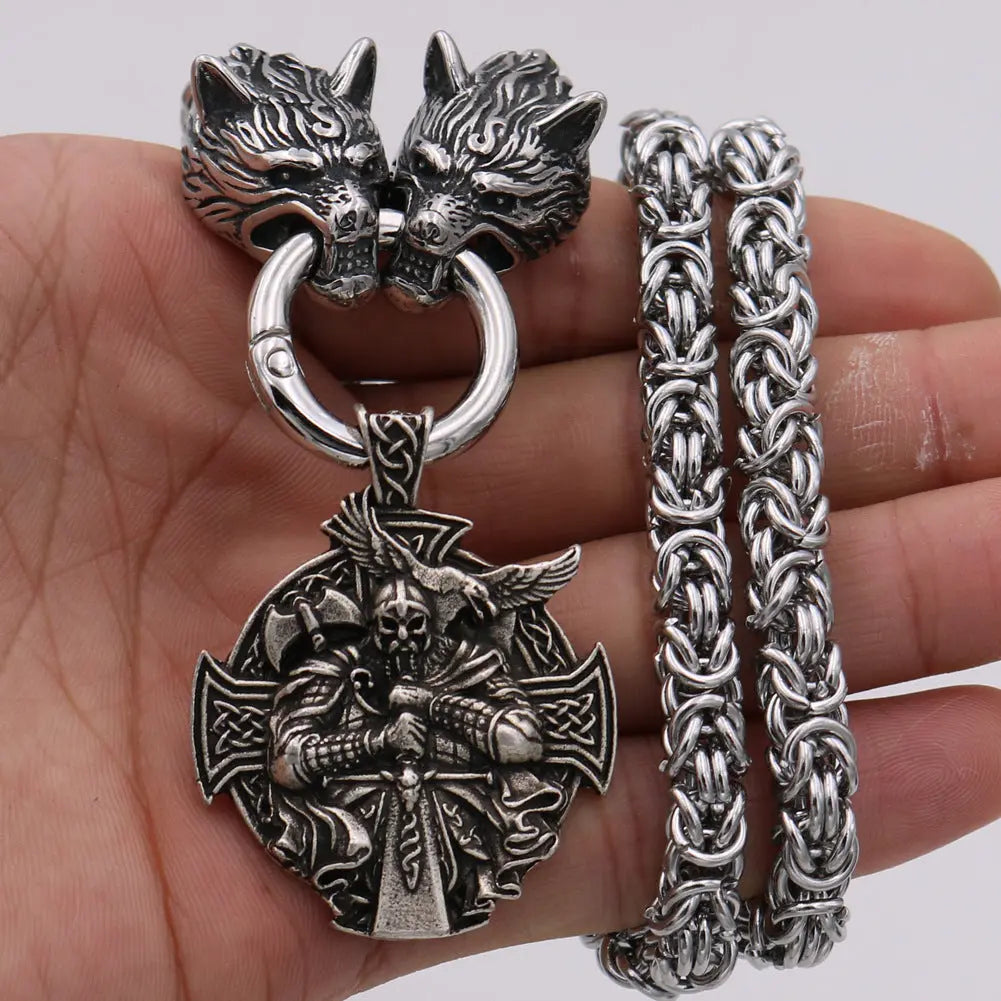 Odin Stainless Steel Necklace - Vrafi Jewelry