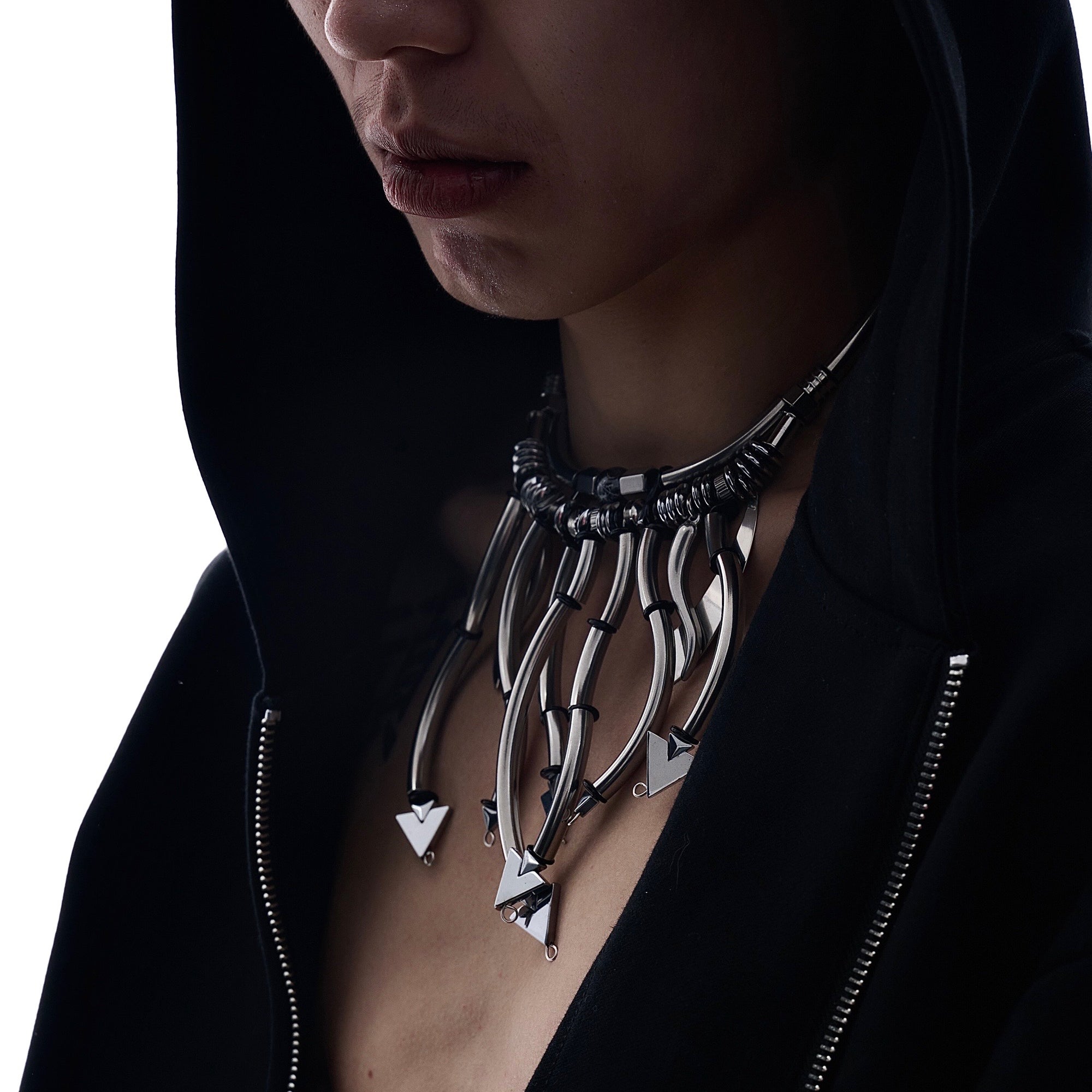 Original Design Hand-Beaded Choker Necklace