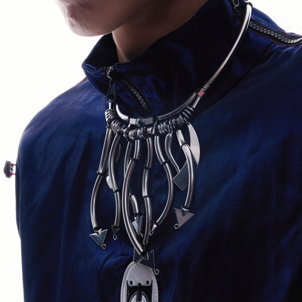 Original Design Hand-Beaded Choker Necklace