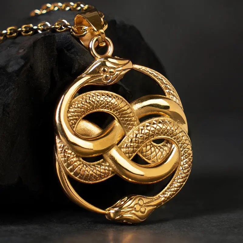 Ouroboros Stainless Steel Pendant VRAFI