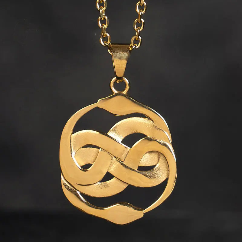 Ouroboros Stainless Steel Pendant VRAFI