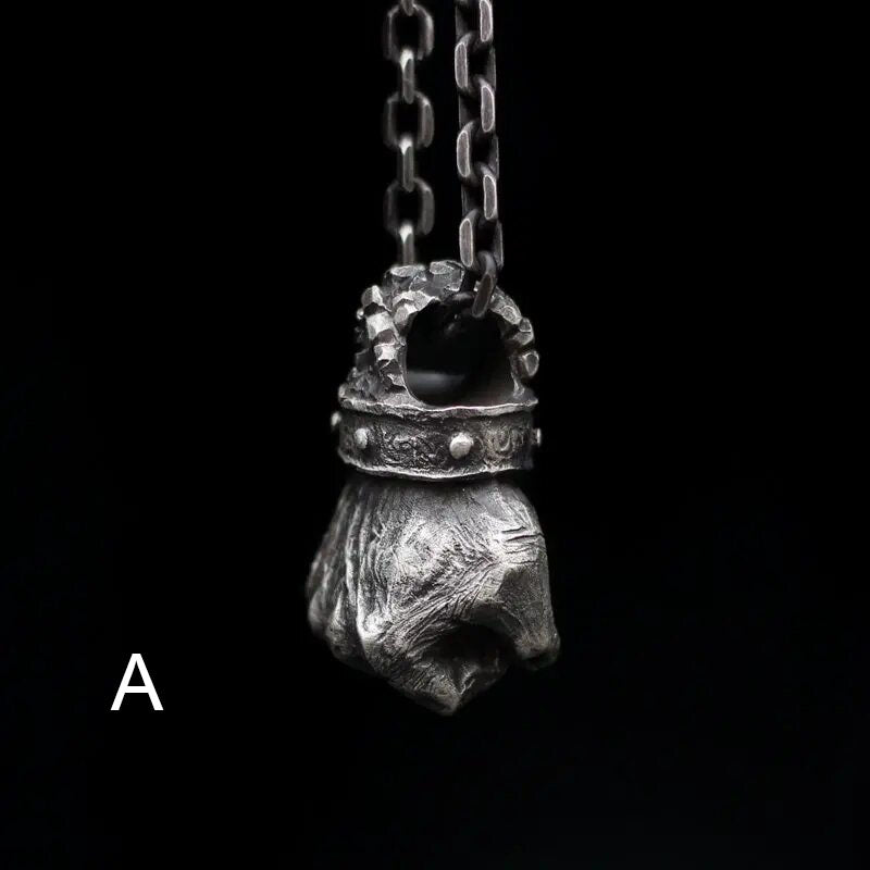 Pendentif en argent Power Fist