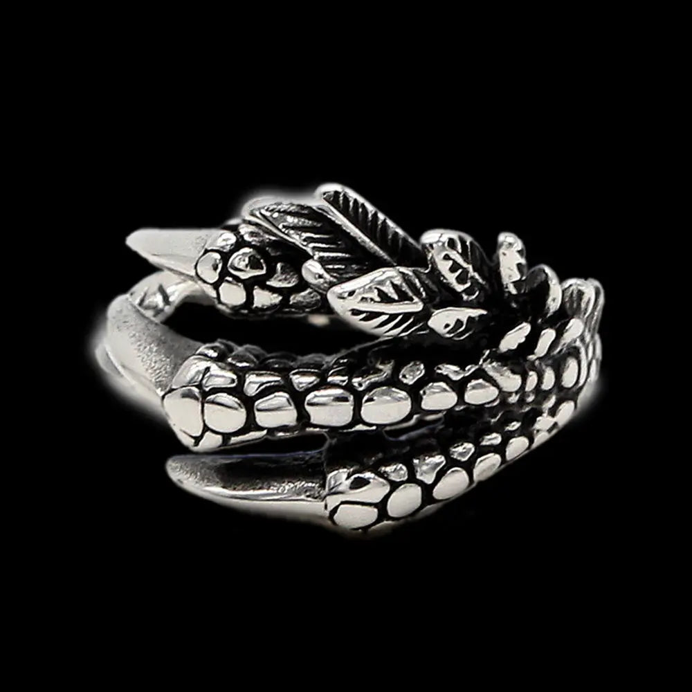 Punk Eagle Claw Stainless Steel Ring VRAFI