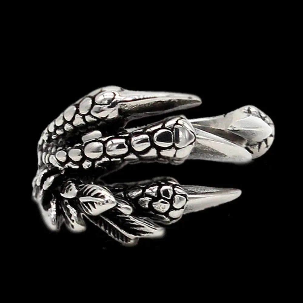 Punk Eagle Claw Stainless Steel Ring VRAFI