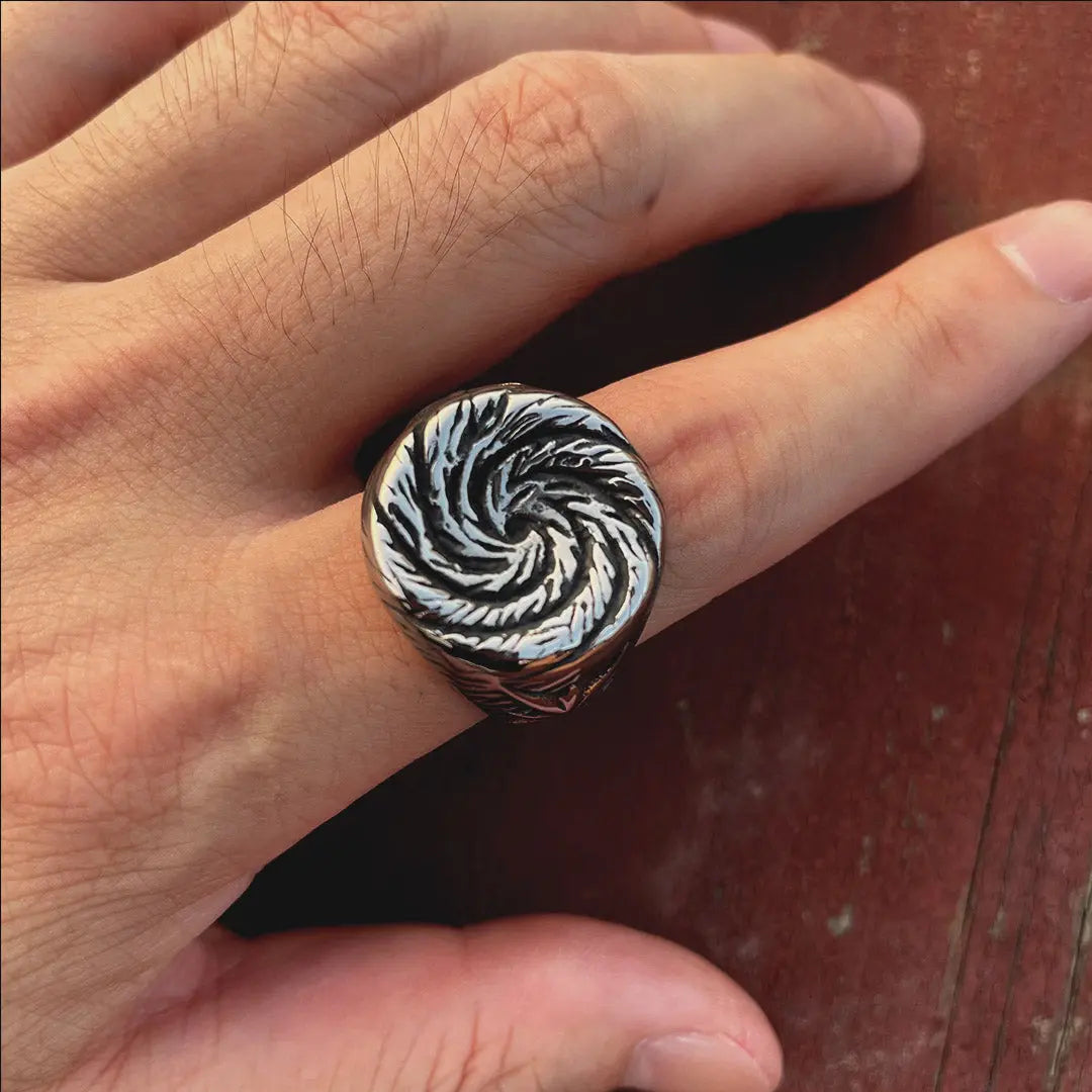 Punk Minimalist Stainless Steel Ring VRAFI