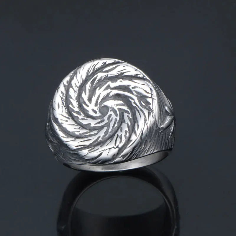 Punk Minimalist Stainless Steel Ring VRAFI