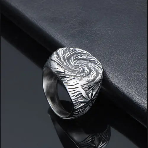 Punk Minimalist Stainless Steel Ring VRAFI