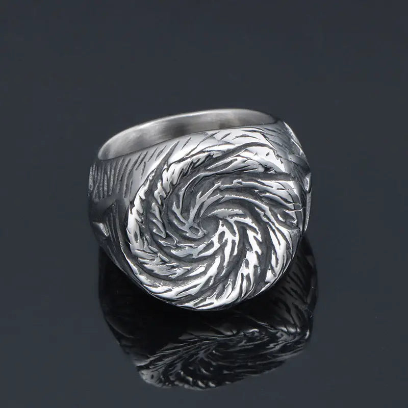 Punk Minimalist Stainless Steel Ring VRAFI