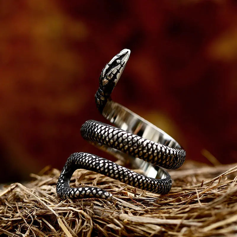Python Stainless Steel Ring - Vrafi Jewelry