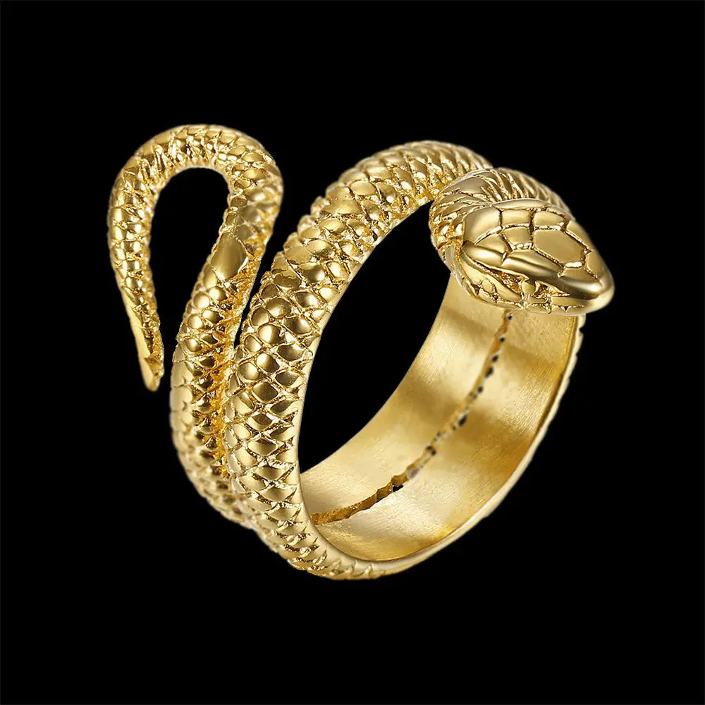 Python Stainless Steel Ring - Vrafi Jewelry