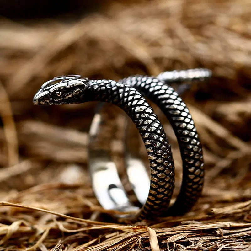 Python Stainless Steel Ring - Vrafi Jewelry