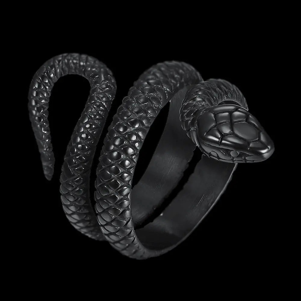 Python Stainless Steel Ring - Vrafi Jewelry