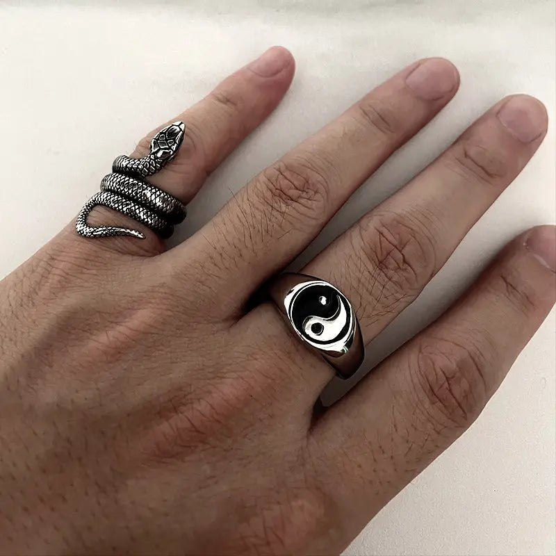 Python Stainless Steel Ring - Vrafi Jewelry