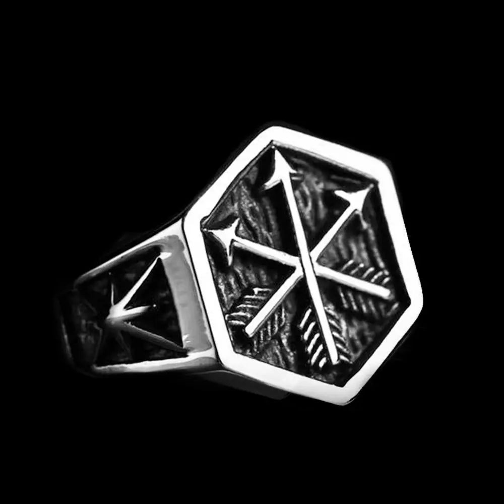 Retro Arrow Stainless Steel Ring VRAFI