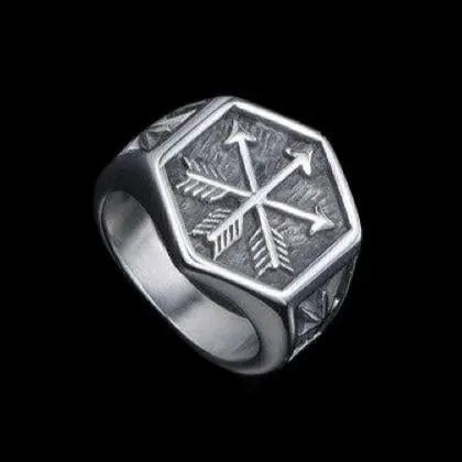 Retro Arrow Stainless Steel Ring VRAFI