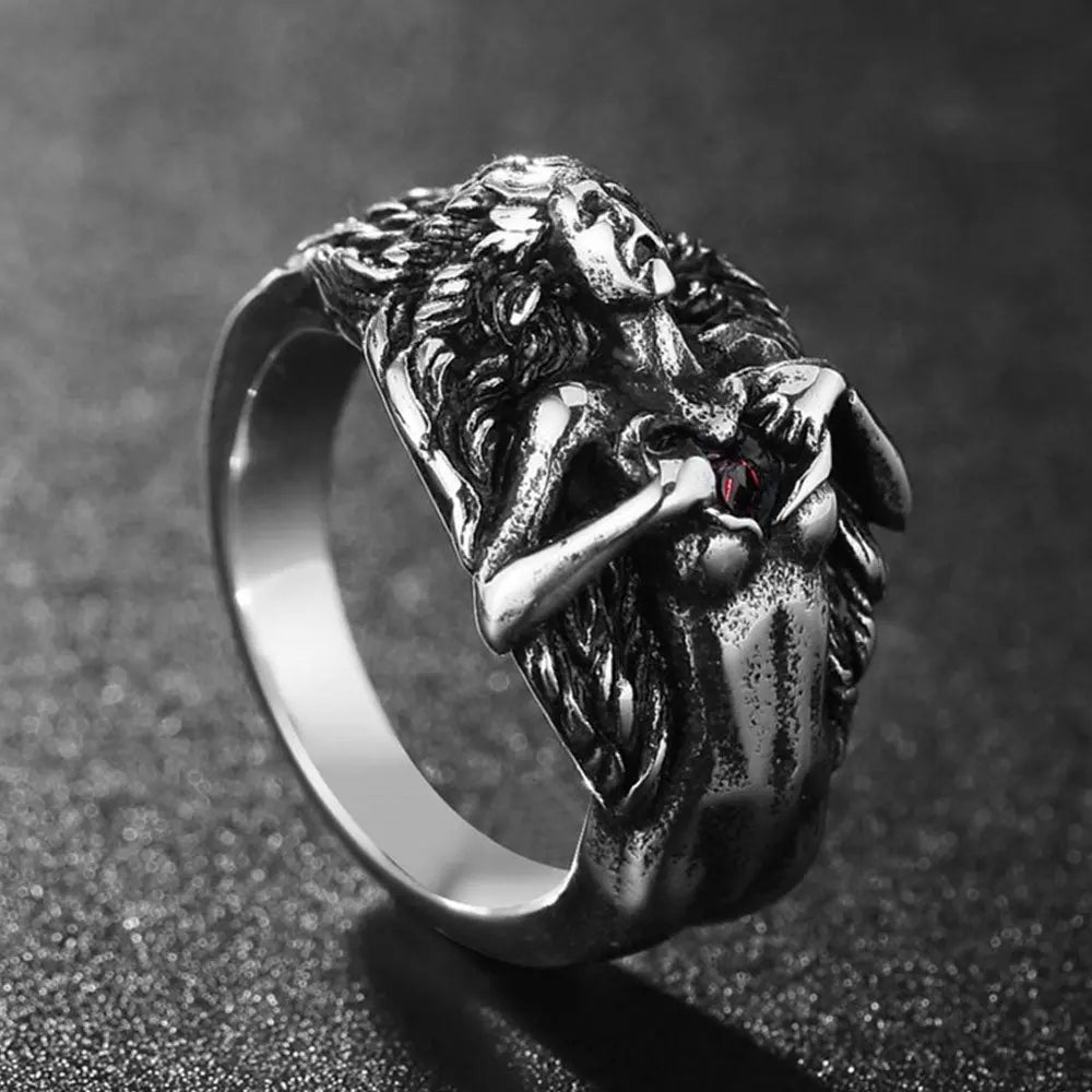 Rip The Heart Out Stainless Steel Ring-Vrafi Jewelry