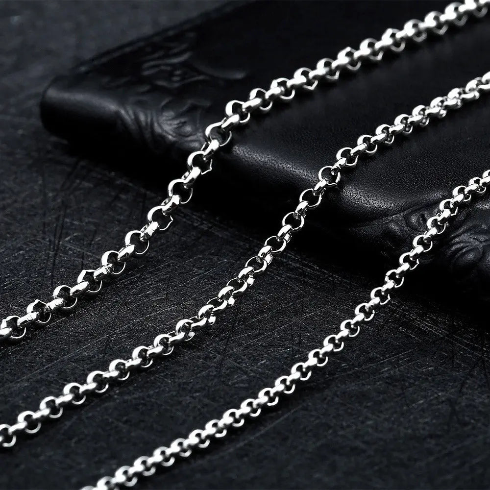 Rolo Chain Stainless Steel Necklace VRAFI