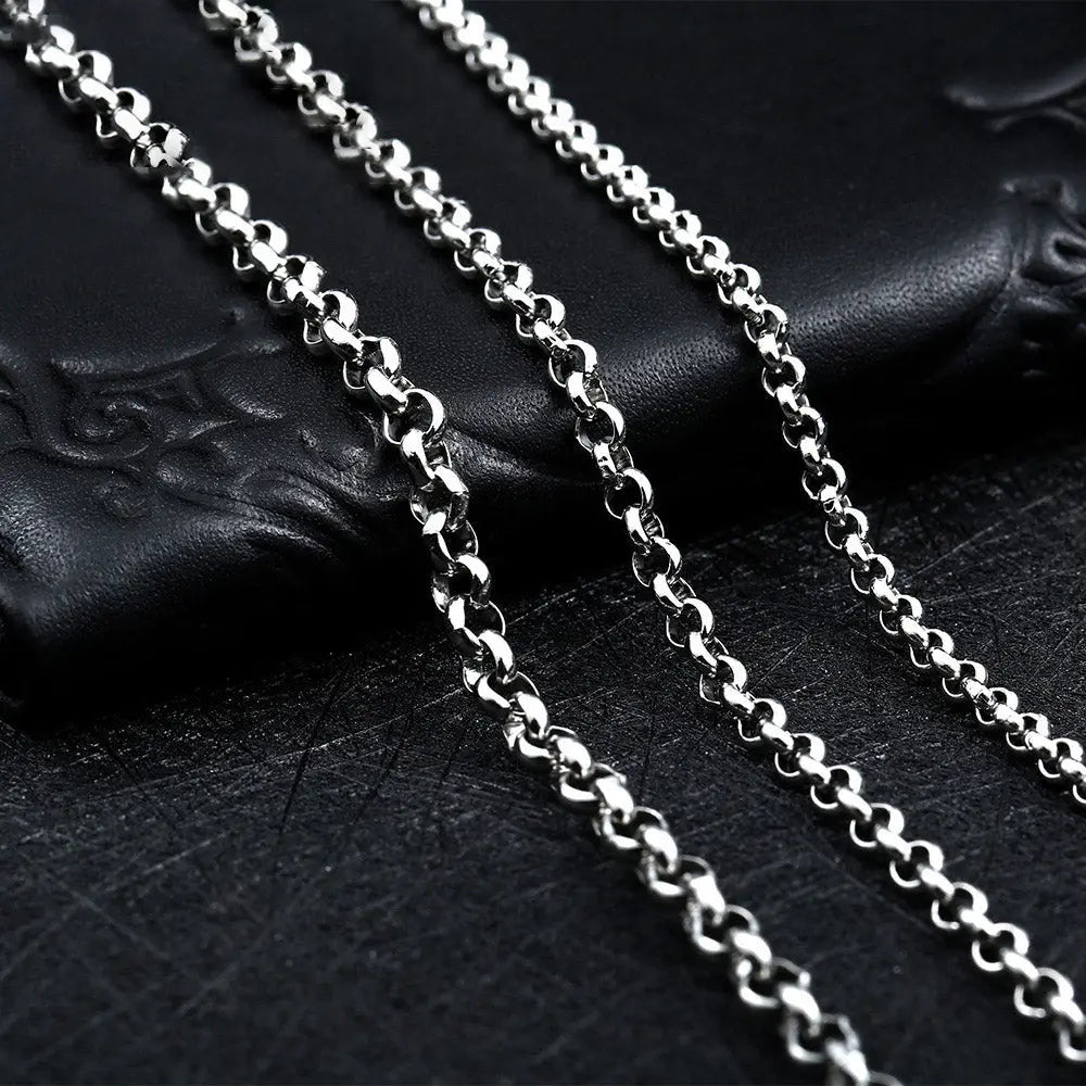 Rolo Chain Stainless Steel Necklace VRAFI