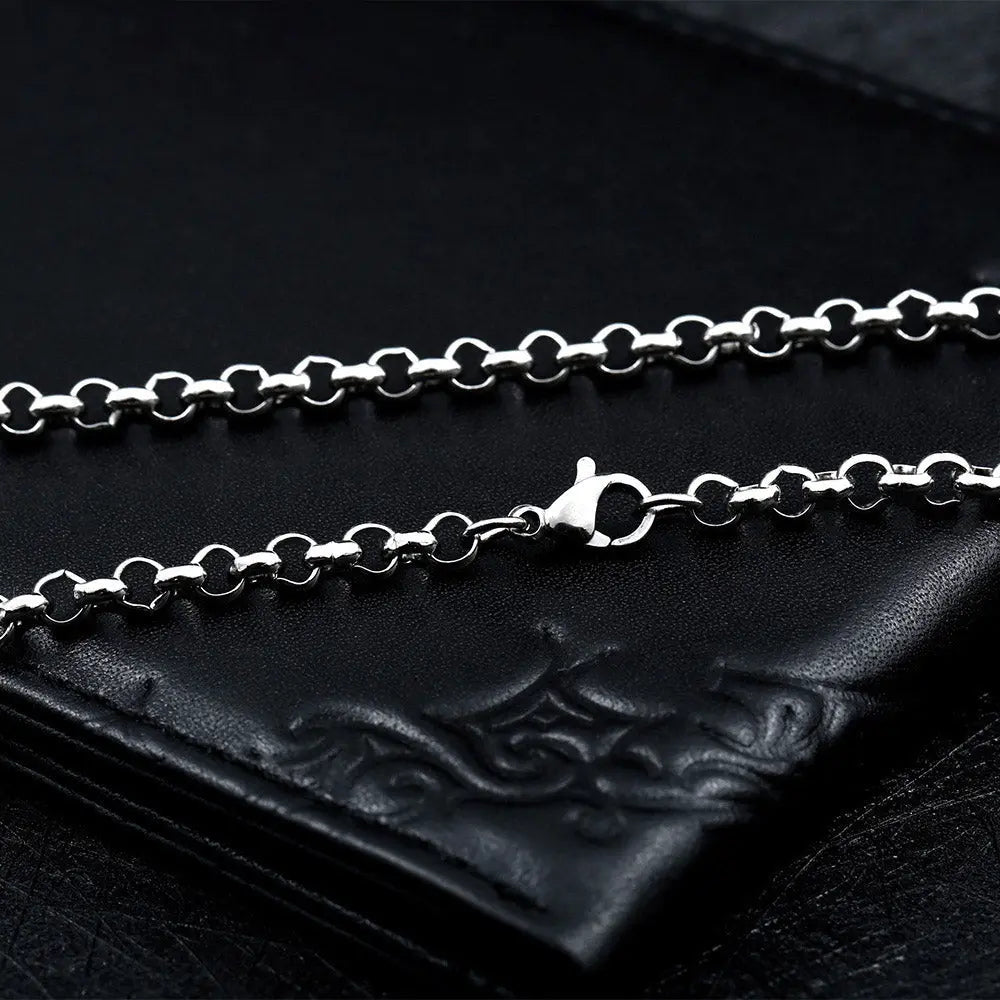 Rolo Chain Stainless Steel Necklace VRAFI