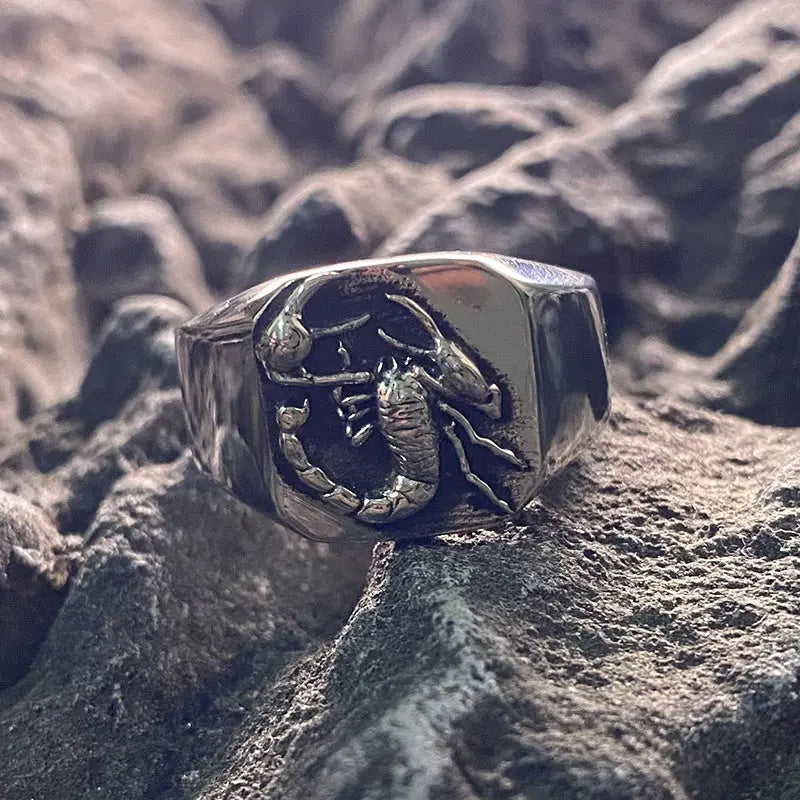 Scorpion Stainless Steel Ring VRAFI