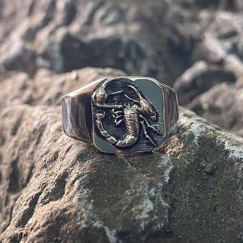 Scorpion Stainless Steel Ring VRAFI