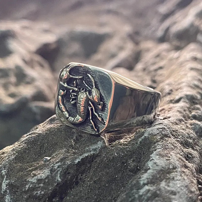 Scorpion Stainless Steel Ring VRAFI