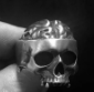 Skull Exposed Brain Stainless Steel Ring