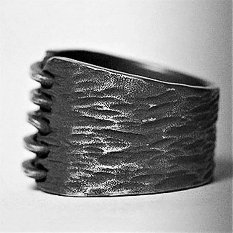 Simple Stainless Steel Viking Ring - Vrafi Jewelry