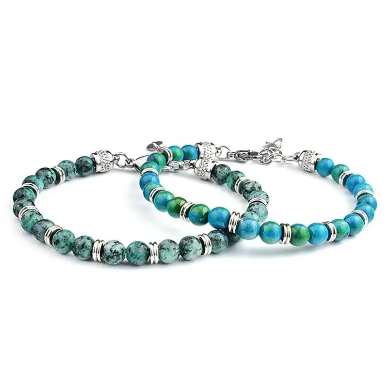 Single-row Round Bead Adjustable Bracelet VRAFI