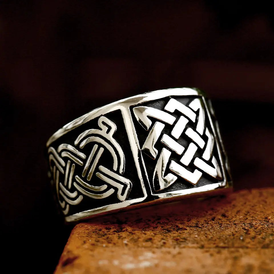 Slavic Star Of Russia Stainless Steel Ring - Vrafi Jewelry